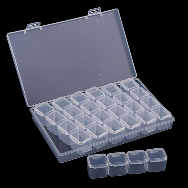 Caja Organizadora de Plástico perfecl Con Divisores 28 Compartimentos