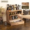 thumbnail image 2 of Organizador de colonia Emfogo de madera maciza con cajón para hombre, 2 of 9