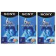 thumbnail image 1 of Cintas VHS Sony 3T120VR 6 horas. EP T-120 (paquete de 3), 1 of 3