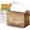Burnt Wood, variant on Recipe Box, Wooden Recipe Organizer,Whitewashed Recipe Holder Box with 50 Recipe Cards 4"x6" & 6 Dividers, Recipe Book to Write in Your Own Recipes
