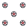 thumbnail image 1 of Guardoinrt 1/5PCS 11T Rear Derailleur Ceramic Bearing Wheel Pulley Black 5Set, 1 of 6