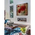 thumbnail image 6 of Marmont Hill "Poppy Talk 2" by Vicki Butler Painting Print on Natural Pine Wood, 6 of 7