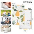 thumbnail image 2 of Fruit with Leaves Cotton Face Towels Soft Hand Towel Absorbent Bathroom Towel for Kitchen Hotel Decoration, 2 of 7