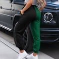 thumbnail image 6 of BRDFRL Women's Sexy Lounge Stretch Casual Jogger Drawstring Sweatpants with Pockets Green 3XL, 6 of 7