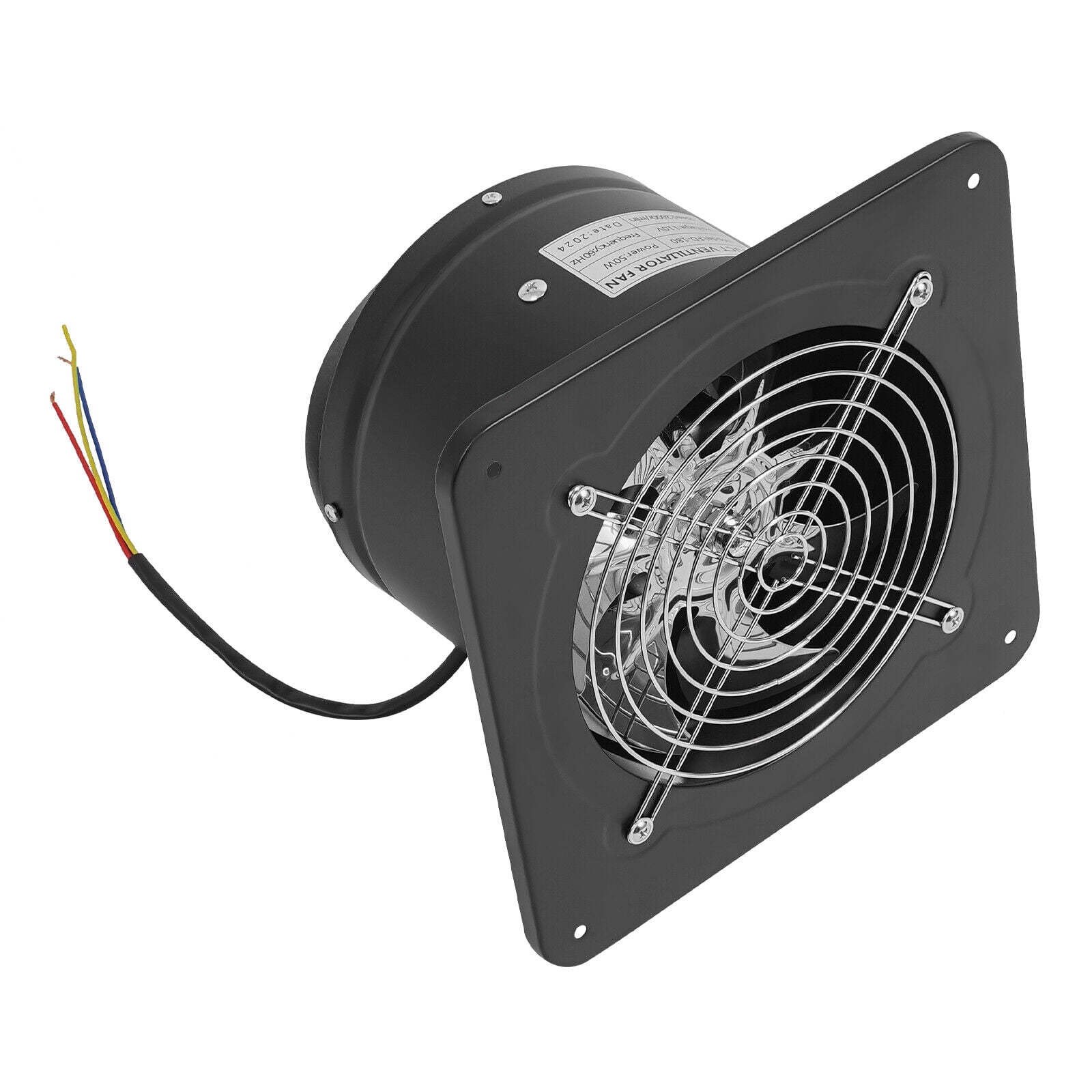 7" 50W Super Quite Cliff Exhaust Fan Bathroom Kitchen Garage Ventilation Vent