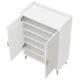 thumbnail image 5 of Spaco Shoe Organizer, Wooden Board & Metal, White Paint, 7 Tier, 29.53x14.57x43.31", 5 of 6