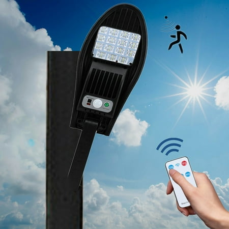 

Seasonal Savings Street Light Outdoor Integrated Bright Remote Control Adjustable Courtyard Lamp Solar Lanterns for Camping Black Akmoler
