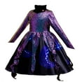 thumbnail image 3 of Sea Witch Costume for Girls Halloween Purple Ocotpus Dress, Size for 3-9Y, 3 of 7
