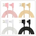 thumbnail image 5 of LingStar Braid USB Nylon Charging Cable L Shape Line for Type-c Androidmicro, 5 of 7