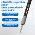 thumbnail image 2 of Soldador eléctrico inteligente de 90 W temperatura ajustable digital para soldar(EU), 2 of 9