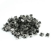 100Pcs SPST NO Vertical Momentary Tactile Switches 6 x 6 x 4.3mm