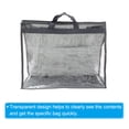 thumbnail image 3 of Uxcell Handbag Dust Bags, XL Size Dustproof Transparent Purse Protector, Gray, 3 of 5
