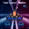 thumbnail image 2 of Kidzone Electric Ride On Toy 24V Licensed McLaren MCL35 (F1) Battery Powered Race Pedal Go Kart with 2 Speeds, Sound System, LED Light & Racing Flag, For Ages 6 and Older, 2 of 7