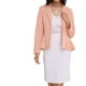 thumbnail image 2 of BLAZER PEPLUM DE MUJER CHIC INSPIRADOR CON CUELLO ALTO Y MANGA LARGA, UN BOTÓN, TALLA S, COLOR ROSA, 2 of 7