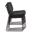 thumbnail image 3 of Zeng Chaise Empilable (Lot de 4) - Noir, 3 of 4