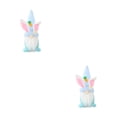 thumbnail image 4 of Monstrate Decoraciones de Pascua, suministros para fiestas de primavera, adornos de escritorio, artesanías para interiores y exteriores, adornos para Azul 2piezas Monstrate CBP379886, 4 of 6