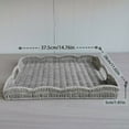 thumbnail image 5 of Shoreew Storage Tray Wicker Basket with Handles Retro Rattan Weave Design Easy to Clean Multi-Functional Countertop Organizer, 5 of 7