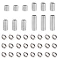 thumbnail image 1 of Paquete de 36 accesorios para manguera de lámpara con tapas de extremo M10 de 2 cm, 3 cm, 4 cm, 5 cm de longitud y tuercas M10 galvanizadas STOL, 1 of 5