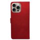 thumbnail image 1 of Funda Cartera Suave Para iPhone 15 Pro Max Rojo Más 2 Micas Cely Vesmir, 1 of 4