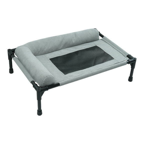 Chew Resistant Elevated Dog Bed Outdoor Cooling Cot With Steel Frame Breathable Net Washable For Small to Mediums Dog