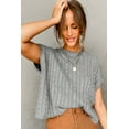 thumbnail image 4 of a.Jesdani Essential Grey Knit Sweater - Cozy, Stylish for Women, 4 of 8