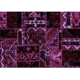 thumbnail image 1 of Ahgly Company Indoor Rectangle Patchwork Purple Transitional Area Rugs, 5' x 8', 1 of 4