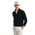 thumbnail image 1 of Gant Mens Cotton Pique Half Zip Fleece, 1 of 4
