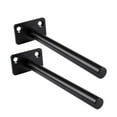 thumbnail image 2 of Soporte para Estante Flotante Oculto ANGGREK Hierro Negro 2 Agujeros para Cocina, 2 of 8