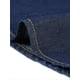 thumbnail image 5 of Chaqueta de mezclilla elástica para mujer INSPIRE CHIC con cuello de solapa, un botón, mangas largas, talla XL, azul profundo, 5 of 6