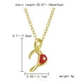thumbnail image 2 of Jusqu'à 65% de Réduction sur les Colliers SMihono pour Femmes, Collier Lettre Rose avec Strass, Pendentif Rétro en Anglais, 2 of 2