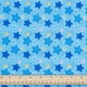 thumbnail image 1 of Tela Blue Star de 59 pulgadas de ancho, telas para patchwork con estampado de estrellas, telas para manualidades y acolchado., 1 of 9