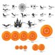 thumbnail image 5 of Halloween Paper Blossom set Bar Mall ambiente ambiente fiesta decoración de fondo, 5 of 5