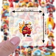 thumbnail image 6 of 35pcs-50pcs Cartoon Firefighter Stickers Emergency Stickers Funny Children Stickers for Luggage Laptop, 6 of 9
