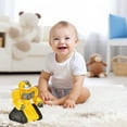 thumbnail image 1 of TIMIFIS Press Barrow Children Press Forward Robot Can Be Rotated 0-3 Years Old Children's Educational Early Learning Crawling Toy Car Car Model, 1 of 6