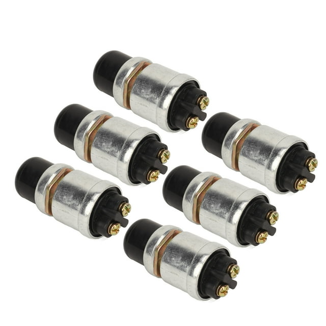 Interruptor De Botón De Arranque Del Motor, Kit De Interruptor De Botón Momentáneo Impermeable DC12V Para Barco