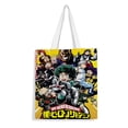 thumbnail image 1 of My Hero Academia Bolso de tela con estampado de lienzo para mujer, bolsa de compras reutilizable y estética, con cremallera interior, regalo para mujer,38*45cm., 1 of 6