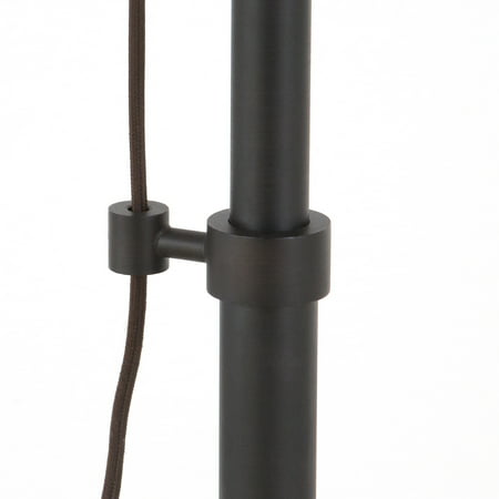 Evelyn&Zoe Traditional Metal Floor Lamp with Pulley System