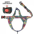 thumbnail image 4 of Quick Control Dog Harness With Handle No Pull Nylon Dogs Vest Harness Colorfull Print Pet Harness Adjustable Bulldog Chihuahua, 4 of 9
