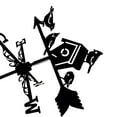 thumbnail image 2 of Transemion Add Style To Garden Exquisite Wind Direction Indicator Good Gift Weather Vane 1Set, 2 of 6