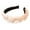 Beige, variant on Braided Headbands for Women Velvet Hair Elastic Criss Cross Hair Bands Accessories Pink