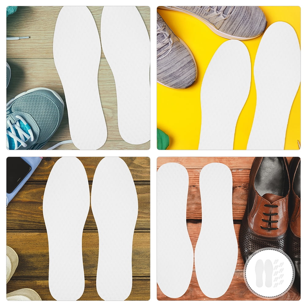 20 Pairs of Outdoor Barefoot Shoe Liners Thin Shoe Insoles Inner Soles for Women Men Shoes Walmart