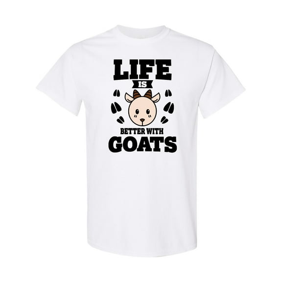 Inktastic Life is Better with Goats T-Shirt