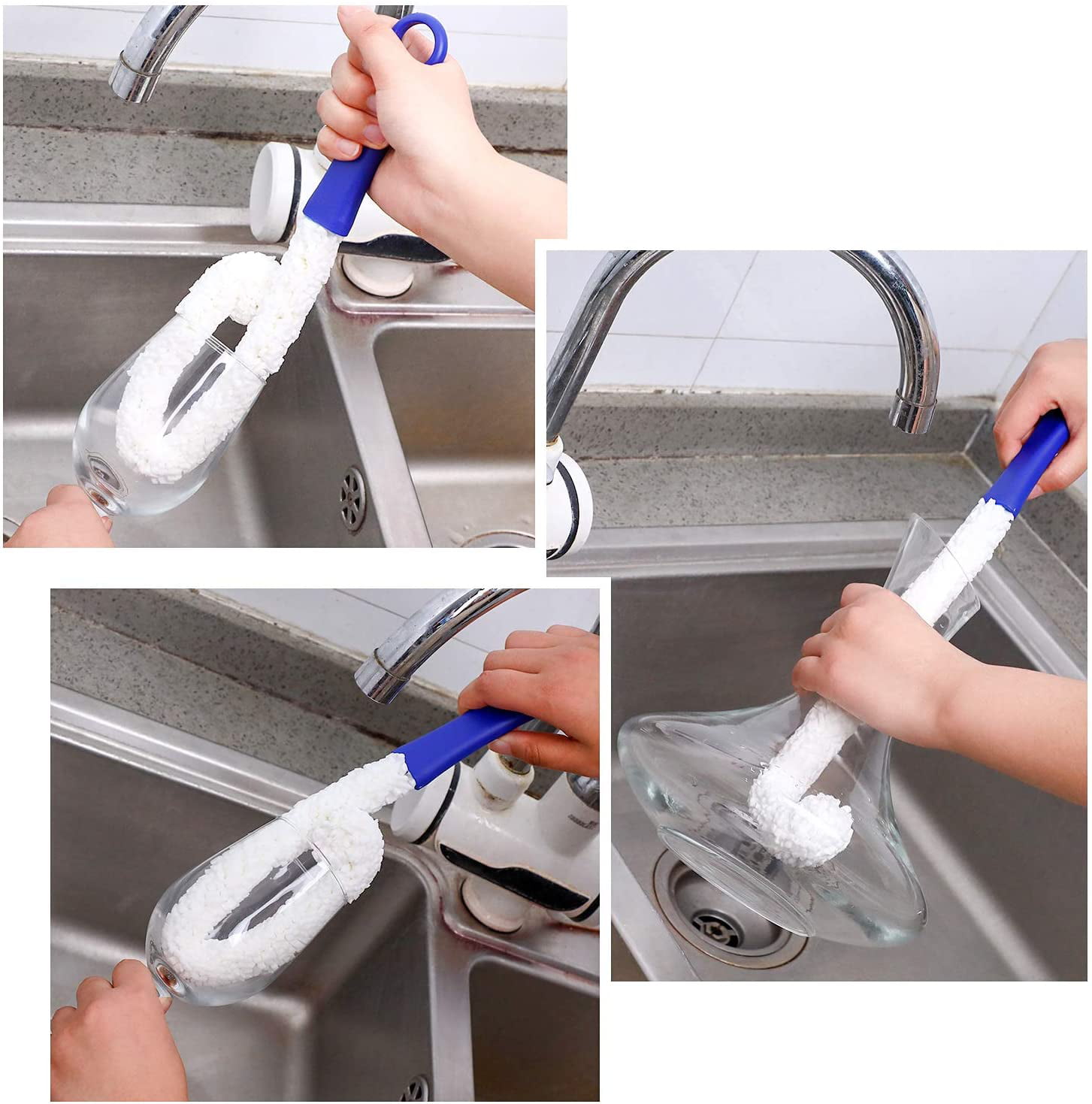 400 Reusable Stainless Steel Balls Glass Decanter Cleaning Beads 