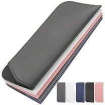 10 Pcs Charm Two Soft Leather Glasses Case Sunglasses Holder Mother