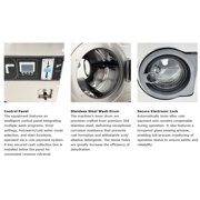 Commercial Coin Operated Washer Dryer Combo Stackable Double-layer 220V