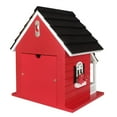 thumbnail image 4 of Hen House Birdhouse - Red, 4 of 8