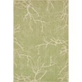 thumbnail image 1 of Unique Loom Botanical Collection Abstract Pictorial Transitional Indoor and Outdoor Flatweave Area Rug, 6 x 9 Feet, Light Green/Beige, 1 of 2
