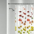 Find Your Perfect Mainstays Fishy Pattern PEVA Shower Curtain or Liner, 70" x 72"