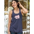 thumbnail image 2 of Mothers Day Shiny Soft Text Racerback Tank Women -Image by Shutterstock, Female XX-Large, 2 of 4
