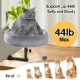thumbnail image 4 of Cama de escritorio para gatos Chumajor, giratoria de 360° y ajustable, soporte de 20 kg, 4 of 9